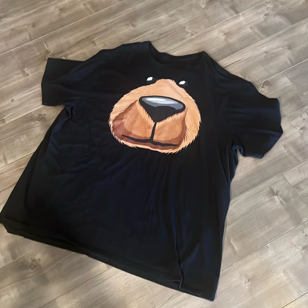 3XLT Bear face T-Shirt